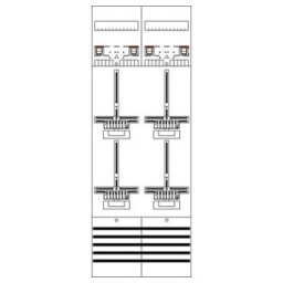 STRIEBEL & JOHN Tableau de compteurs DF29Q4 9RE 4Z pré-câblé (2CPX054146R9999)