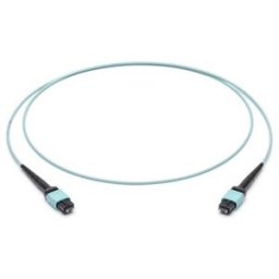 Corning Câble de raccordement fibre optique LWL 12F MPO PC ST/ST OM4 2 m turquoise JZCZC12QEZ-NB002M (JZCZC12QEZ-NB002M)