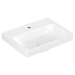 V&B; Architectura Lavabo 55x42 cm, fermé, 1 trou robinet, sans trop-plein, blanc ; Villeroy & Boch (4A87ML01)