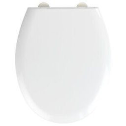 WENKO Abattant WC Rieti, Easy Close blanc Duroplast avec frein de chute (22882100)