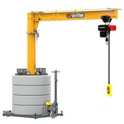 Vetter Grue mobile à colonne pivotante MOBILUS MOB12-PR1,25-6,0 Palan électrique à chaîne 125 kg, 6,0 m ; VETTER Krantechnik (MOB12-PR1,25-6,0+SIXX1F-HF+V1590)