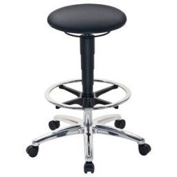 bimos Tabouret pivotant avec arrêt de siège, roulettes et repose-pieds, tissu Supertec, hauteur d’assise 510-780 mm ; Interstuhl (9469_SP01-525-807)