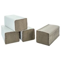 Serviettes pliantes naturelles en papier recyclé ; Elos