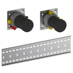 Keuco Corps de base pour 3 voies, pour ensemble thermostat encastré avec flexible (59953003170)