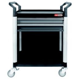 KS Tools Charriot d'atelier fermé avec 2 tiroirs (800.0031)