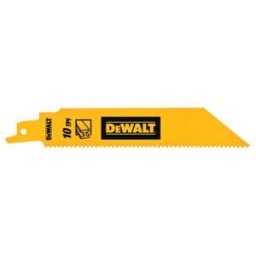 Lame de scie sabre BIM 1Z métal 152mm 10TPI DEWALT (DT90384-QZ)