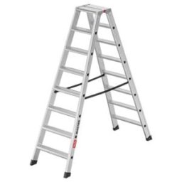 Hailo Échelle double en aluminium Master D100 2 x 8 marches (10000115)