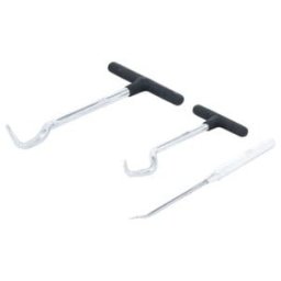 Jeu de crochets pour démontage de joints torique 3 piéces Kraftmann ; BGS technic (8405)