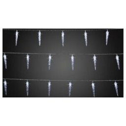 Hellum Guirlande lumineuse LED glaçons 40 pièces blanc froid extérieur (564433)