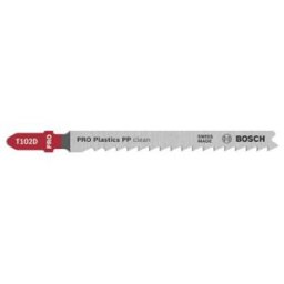 Lame de scie sauteuse BOSCH T 102 D, Clean pour PP (2608667444)