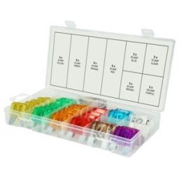 Fusibles pour voiture de l'assortiment KS Tools, 20-100A, 36 pcs. (970.0730)
