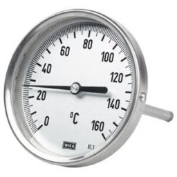 Riegler Thermomètre bimétallique, G 1/2 arrière, L=100, Ø 100, -30 °C à 50 °C (5206)