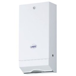 WEPA Distributeur de serviettes 55×26,5×13 cm métal blanc ; E/D/E (330070)