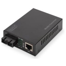 DIGITUS Convertisseur de média Gigabit DN-82120-1 MM RJ45/SC (DN-82120-1)
