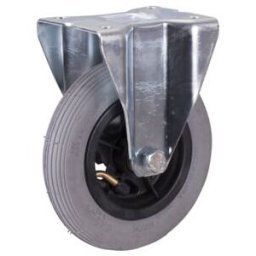 VARIOfit Roulette pivotante avec pneu gonflable 150 × 30 mm gris (bpl-150.001)