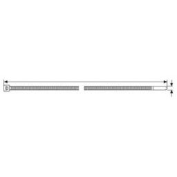 HellermannTyton Colliers de serrage 4,6x385 mm noirs UB385C-B-PA66-BK-C1 (138-00050)