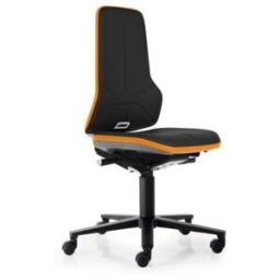 bimos Neon avec roulettes similicuir Flexband orange Assise 450-620 mm Contact permanent (9563-MG01-3279)