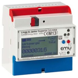 Lingg & Janke Compteur d'énergie Superior KNX REG 3-P EZ-EMU-WSUP-D-REG-FW (87774 / 87774SEC)