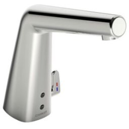 Hansa HANSADESIGNO Style Robinet lavabo infrarouge, alimentation secteur, saillie 138 mm, chrome (51792221)