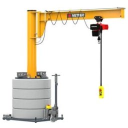 Vetter Grue colonne mobile MOBILUS MOB12-AS2,5-3,0, palan électrique 250 kg, 3,0 m ; VETTER Krantechnik (MOB12-AS2,5-3,0+SIXX2F-HF+V1590)