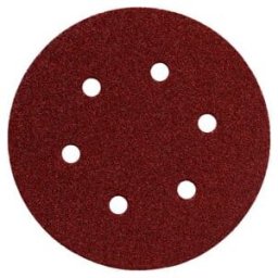 25 feuilles abrasives auto-agrippantes, 150 mm, assortiment, bois+métal, série « professional », pour ponceuse excentrique, corindon brun metabo (624066000)