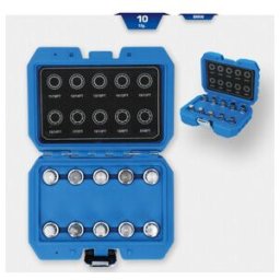 Brilliant Tools Assortiment de systèmes antivols de roue pour BMW, 10 pcs, BT691170 (BT691170)