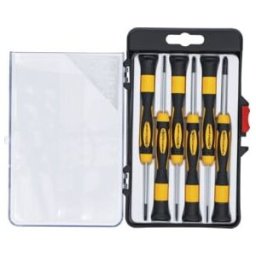 Jeu de tournevis de précision 6 pièces BGS Do it yourself (35807)