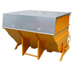 Bauer Südlohn Bac basculant BKC 500, peint, orange jaune (4456-03-0000-2000)