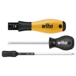 Jeu de tournevis dynamométriques Wiha TorqueVario®-S Micro ESD couple 0,1-0,6 Nm, coffret, 18 pcs (45690)