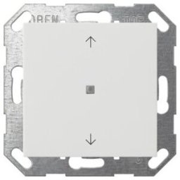 Gira Bouton-poussoir bascule KNX 1f blanc pur (517203)