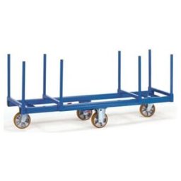 fetra Chariot pour matériaux longs 2111 - charge max. 1200kg Pneus polyuréthane (2111)
