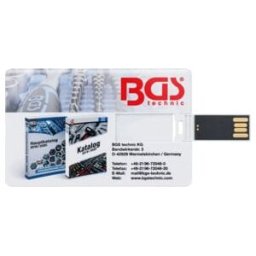 Clé USB BGS 32 GO au format cartes de crédit ; BGS technic (USB)