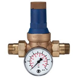 Riegler Régulateur de pression pour eau potable, certifié DVGW, R 1 1/4, 1,5 - 6 bar (100.104)