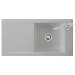 V&B; Évier Timeline 60 cm garniture vidage, cuve, steam CeramicPlus ; Villeroy & Boch (679000SM)