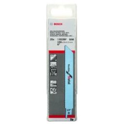 BOSCH Lames de scie sabre S 922 BF VE x 25 Flexibles pour métal (2608657550)