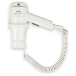 Starmix Sèche-cheveux manuel avec support mural plastique blanc, 012889 (012889)
