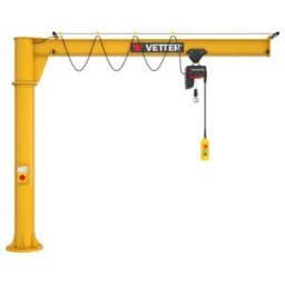 Vetter Grue colonne pivotante PRIMUS système d’ancrage composite palan électrique 500 kg, 4,5 m ; VETTER Krantechnik (PR5-4,5+VAS2+SiXX4F-HF)