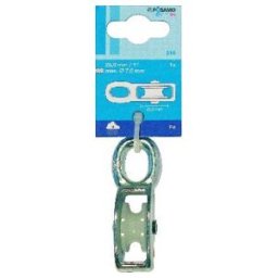 PÖSAMO Poulie simple (SB) galZn pour câble Ø env. 7,0 mm (2100900036)