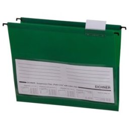 Pochette à suspendre en PVC Platin Line Eichner, côté vert (9039-10023)
