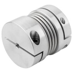 KIPP Raccord à soufflet métallique Gr. 500 moyeu à serrage radial 25 x 25 x 100 mm aluminium (K1884.5001002525)