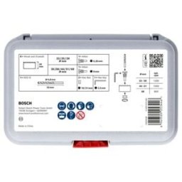 BOSCH Set de scies-cloches pour bois et plaques de plâtre avec porte-foret + foret-centreur, 22-68x15 mm (2608594504)