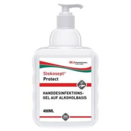 STOKOSEPT Protect Gel désinfectant mains 400 ml flacon pompe base alcool ; SC Johnson Professional (99054931)