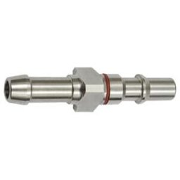Riegler Embout d'insertion distinctif NW 6, ISO 6150 C, embout LW 8, rouge (426.72-R)