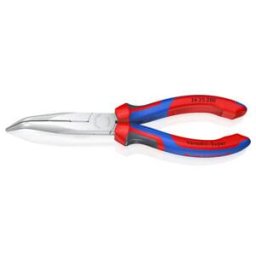 Pinces à becs demi-ronds avec tranchant, (pinces bec de cigogne) Knipex (26 25 200)
