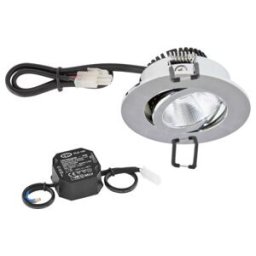 EVN Lichttechnik P-LED Plafonnier encastré 3000K 230V rond chr PC20N61102 ; evn_lichttechnik (PC20N61102)