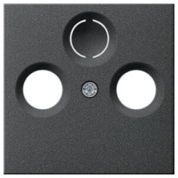 Gira Plaque centrale antenne anthracite System55 086928 (086928)
