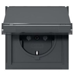 Gira Prise KD TX-44 Anthracite 16A 250V prise de terre protégée (441067)