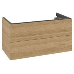 V&B; Antao Meuble sous lavabo 99x50x50 cm, avec façade, chêne miel ; Villeroy & Boch (K05100HN)