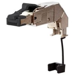 BTR NETCOM Connecteur RJ45 Cat.6A, entrée de câble 360 degrés 130E405042-E ; Metz Connect (130E405042-E)