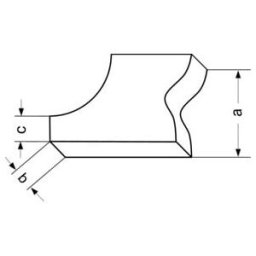 Helios-Preisser Pied à coulisse profondeur avec tige droite RCr. 1/20 20x5 800x250 mm (0282509)